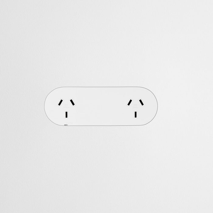 ZETR 13 Series Flush Double Powerpoint With Faceplate