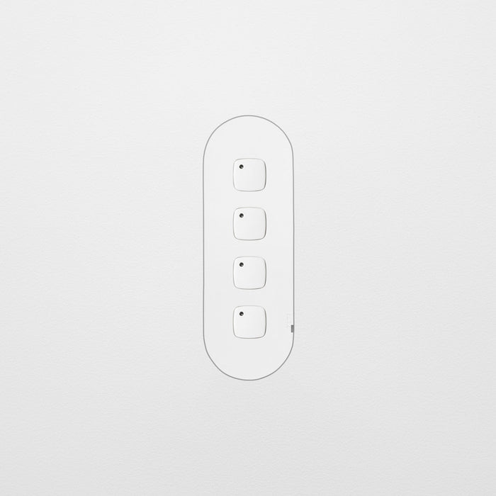 ZETR 13 Series 4 Gang Switch Grid With Faceplate