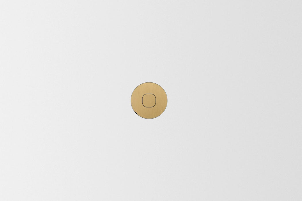 ZETR 48 Carbon Clipsal switch natural brass