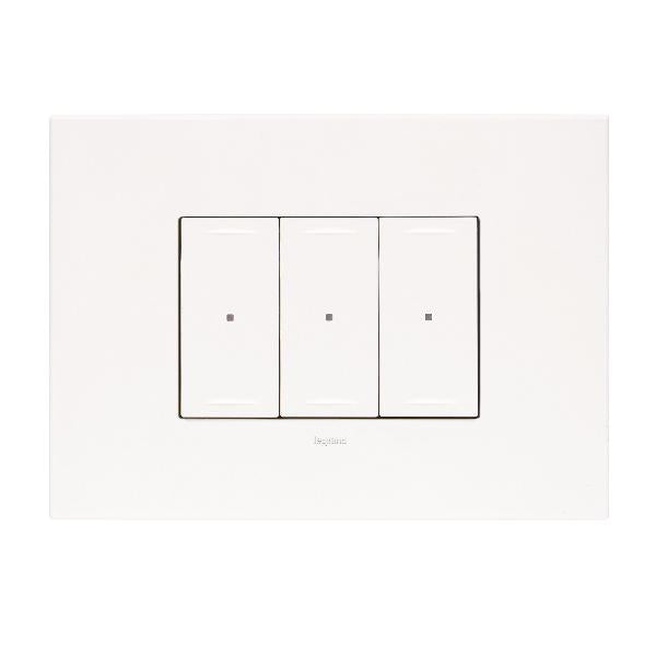 Arteor With Netatmo Smart 3 Gang Dimmer Switch