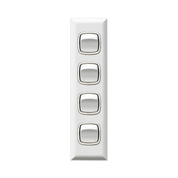 Image of a complete architrave switch with mechanisms