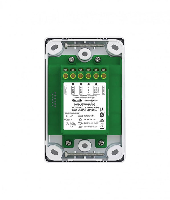 Powermesh 4 Button Multi Purpose Switch Vertical