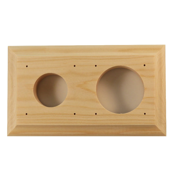 Classic Series Bungalow Oblong Mounting Block For Single Power Outlet