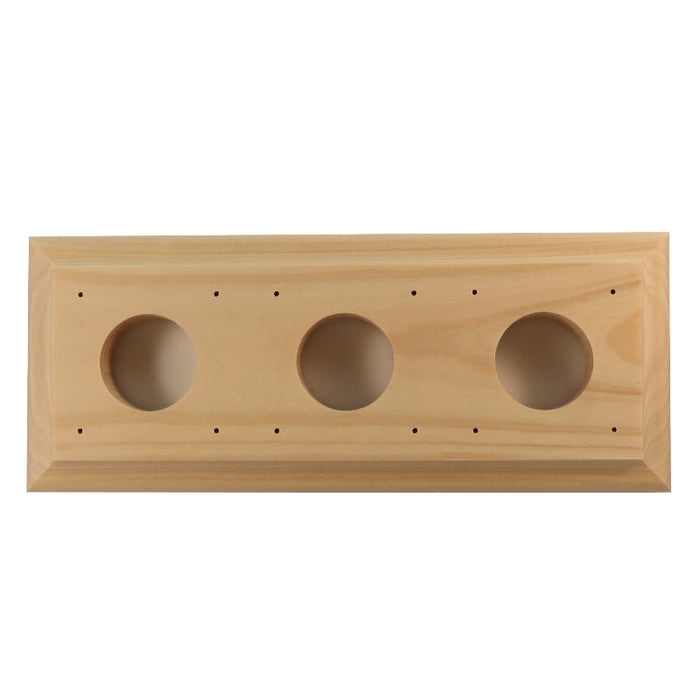Classic Series Bungalow Oblong Mounting Block For 3 Switches