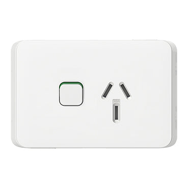 clipsal iconic single powerpoint cover plate