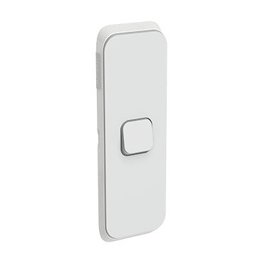 clipsal iconic 1 gang architrave switch plate skin only cool grey