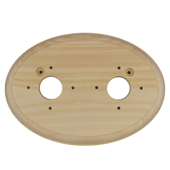 Classic Series Oval Mounting Block For 2 Switches