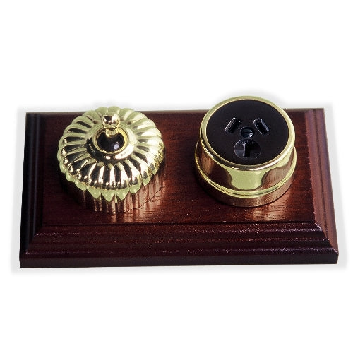 Classic 45 Series 10a Toggle Switch With Fluted Deep Covers