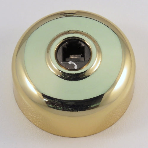 Classic 55 Series Plate With RJ11 Telephone Socket With Smooth Deep Covers