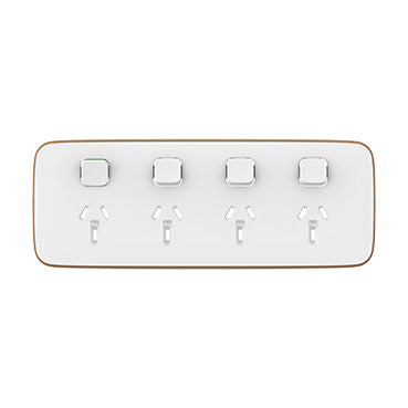 clipsal iconic essence quad powerpoint outlet cover only