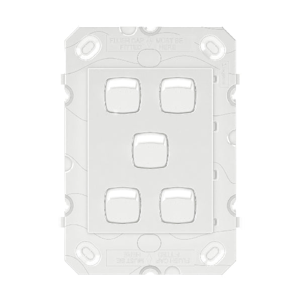 HPM Legrand Arteor 770 - 5 Gang Rocker Switch