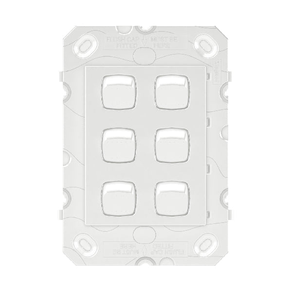 HPM Legrand Arteor 770 - 6 Gang Rocker Switch