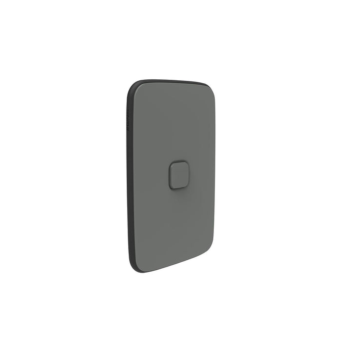 clipsal iconic 1 gang switch plate skin only artic white