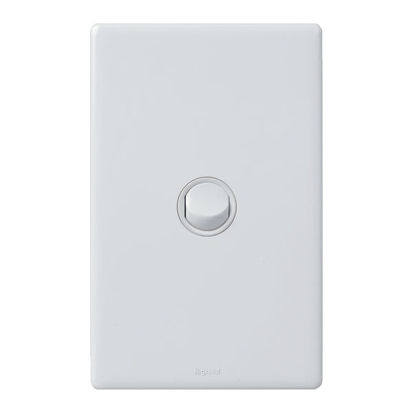 Legrand Excel Life Dedicated Plate 1 Gang Switch, Available in 5 Colours