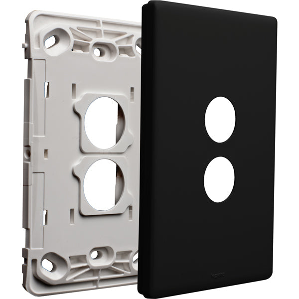 Legrand Excel Life 2 Gang Grid And Plate Assembly