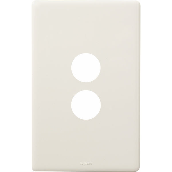 Legrand Excel Life 2 Gang Switch Plate - Cover Only, Available in 4 Colours