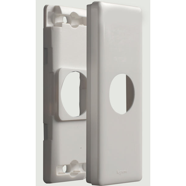 Legrand Excel Life 1 Gang Architrave Grid And Plate Assembly, Available In 3 Colours
