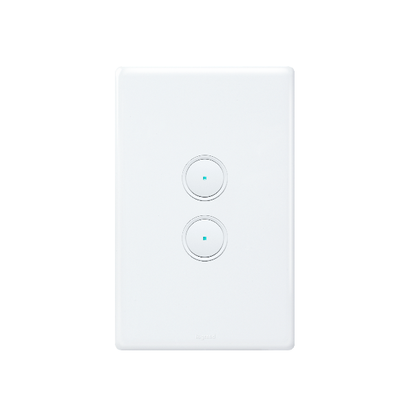 HPM Legrand Excel Life With Netatmo | 2 Gang Smart Switch