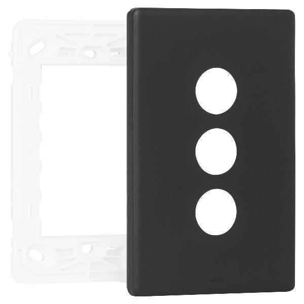 HPM Legrand Excel Life With Netatmo | 3 Gang Grid + Plate