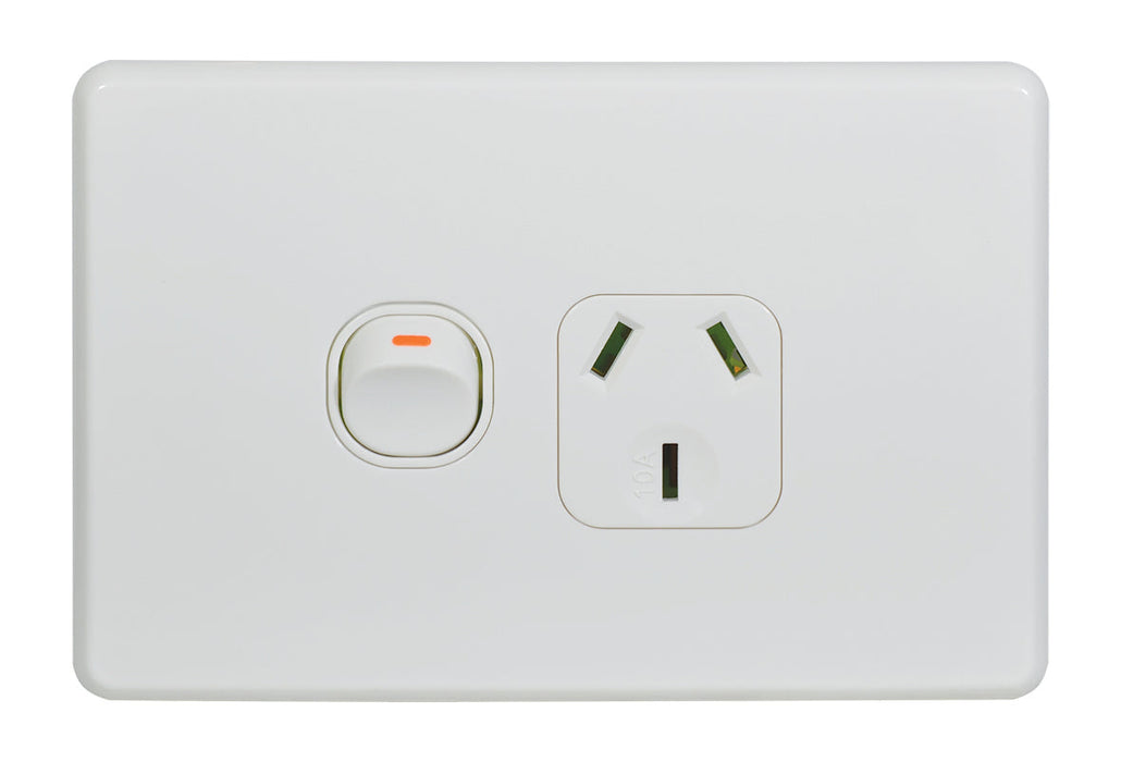Flat Cat Slimline Single Power Point