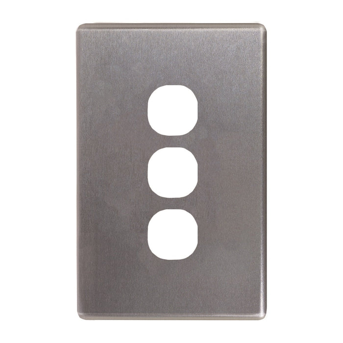 Flat Cat Switch Plate Vertical (3 Gang)