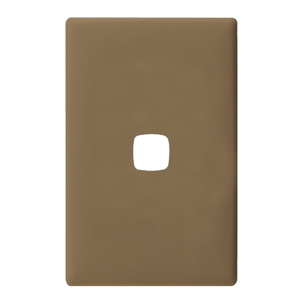HPM Linea 1 Gang Switch - Cover Plate Only, Variety of Finishes
