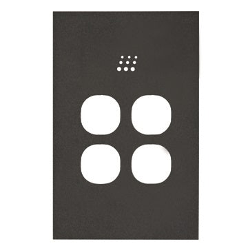 Powermesh 4 Button Switch Cover (To Suit 4 Button Multi Purpose Switches)