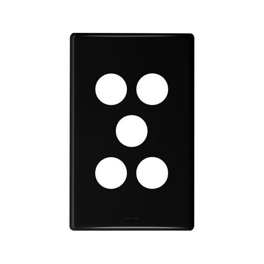 Legrand Excel Life 5 Gang Grid And Plate Assembly