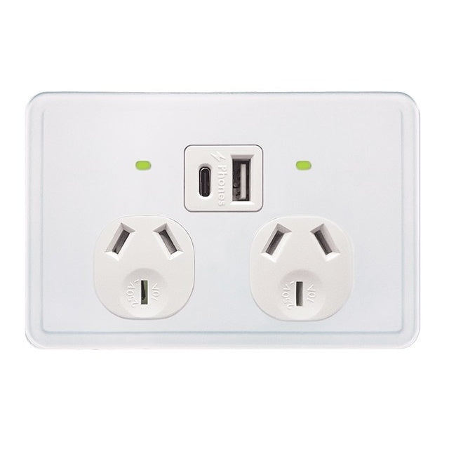 Trader Senoa Simple Double Powerpoint With Dual Type A+C USB