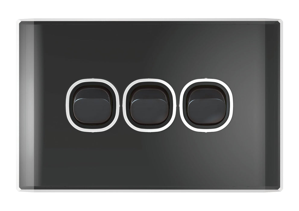 Snow Leopard 3 Gang Complete Horizontal Switch