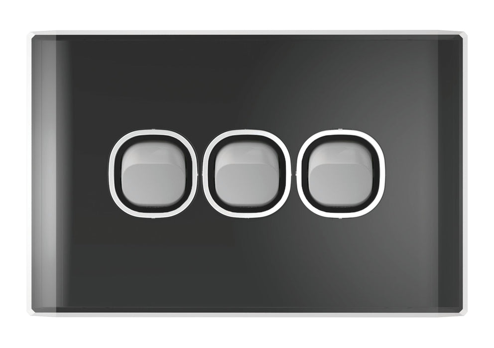 Snow Leopard 3 Gang Complete Horizontal Switch