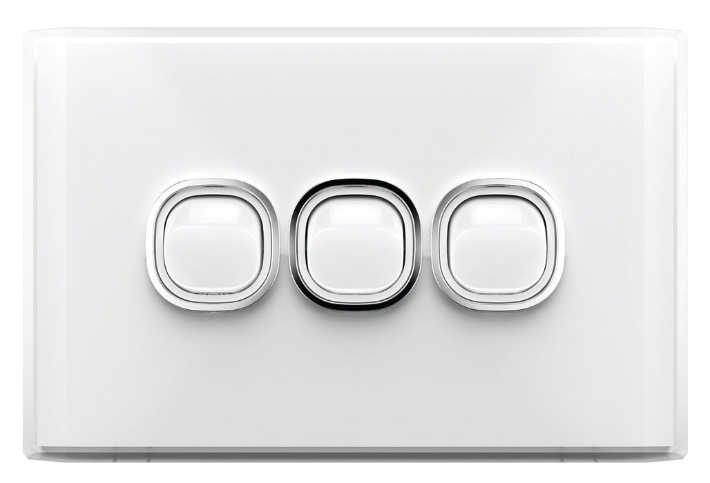 Snow Leopard 3 Gang Complete Horizontal Switch