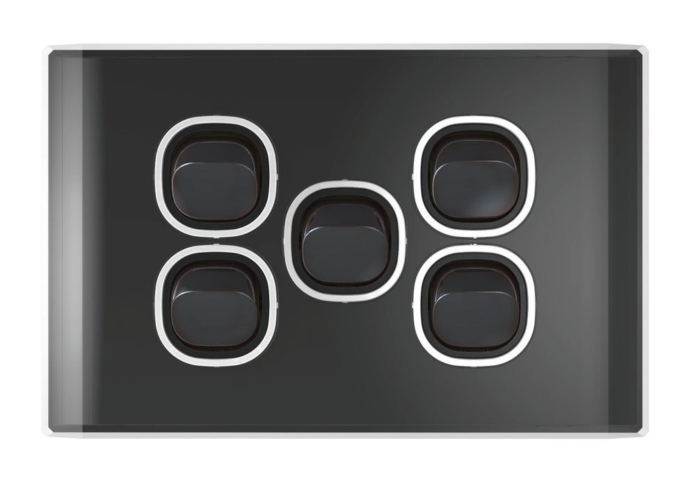 Snow Leopard 5 Gang Complete Horizontal Switch
