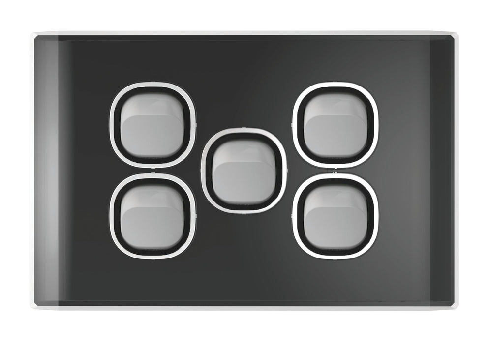 Snow Leopard 5 Gang Complete Horizontal Switch