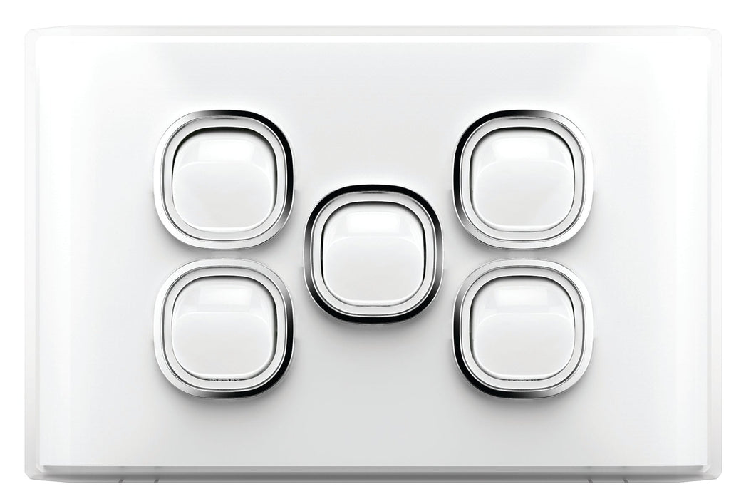 Snow Leopard 5 Gang Complete Horizontal Switch