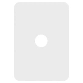 Hager Allure 1 Gang Cover Plate