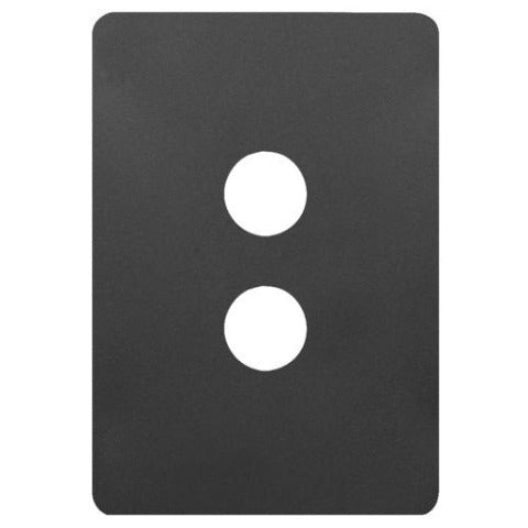 Hager Allure 2 Gang Cover Plate