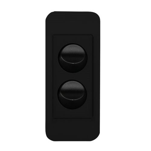 Hager Allure 2 Gang Architrave Switch