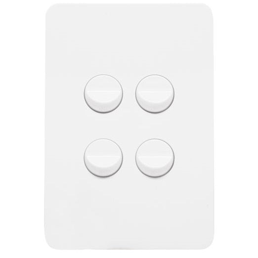 Hager Allure 4 Gang Switch