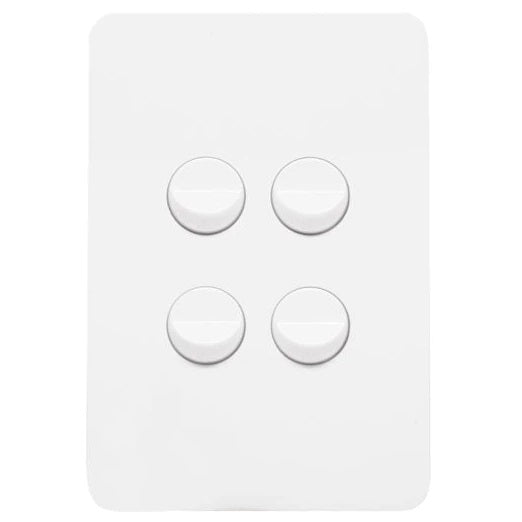 Hager Allure 4 Gang Switch