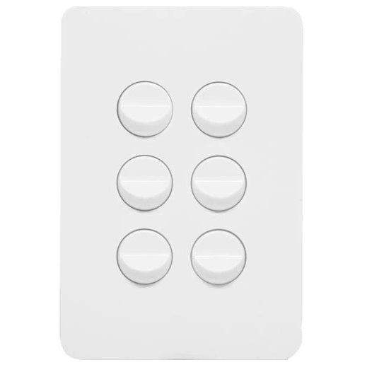 Hager Allure 6 Gang Switch