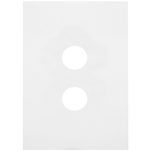 Hager Finesse 2 Gang Cover Plate Only