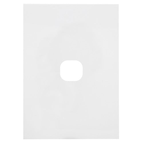 Hager Finesse 1 Gang Hybrid Cover Plate Only