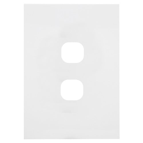 Hager Finesse 2 Gang Hybrid Cover Plate Only