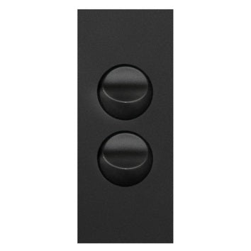 Hager Finesse 2 Gang Architrave Switch