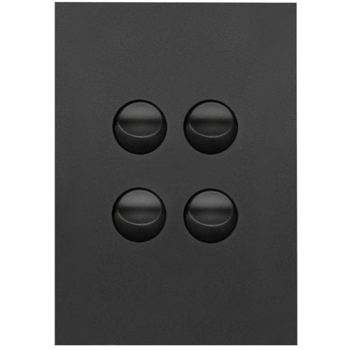 Hager Finesse 4 Gang Switch