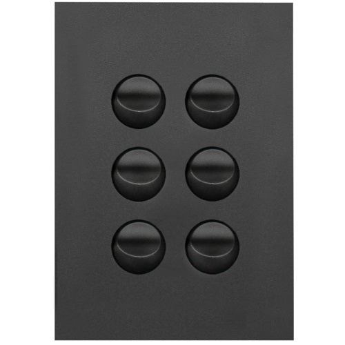 Hager Finesse 6 Gang Switch