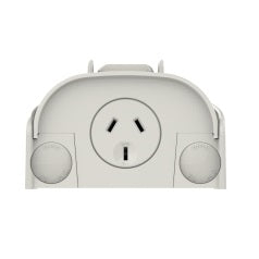 clipsal weatherproof single powerpoint dome