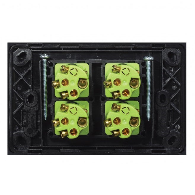 Clouded Leopard 4 Gang Complete Horizontal Switch