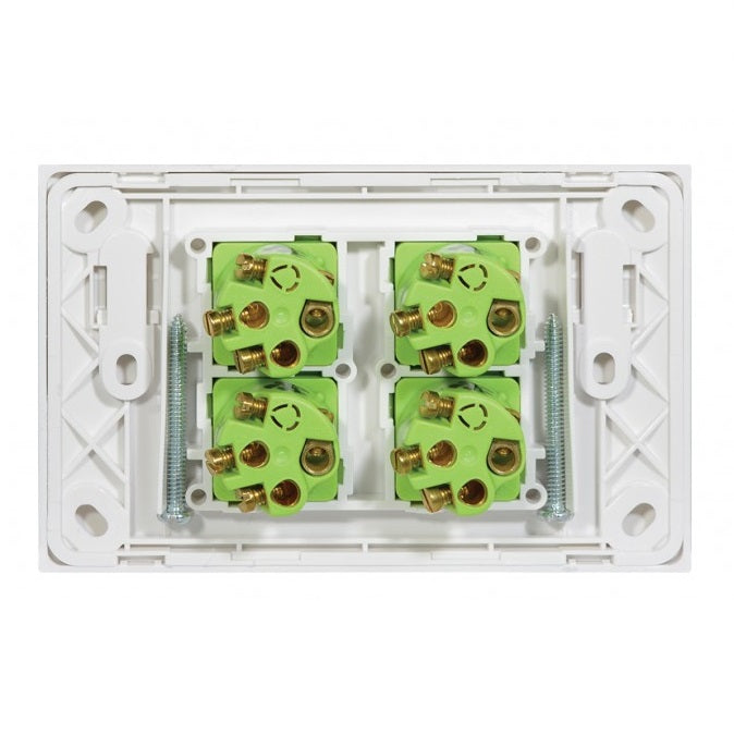 Clouded Leopard 4 Gang Complete Horizontal Switch